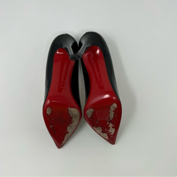 Christian Louboutin Black Patent Pigalle 100 - Picture 3 of 11